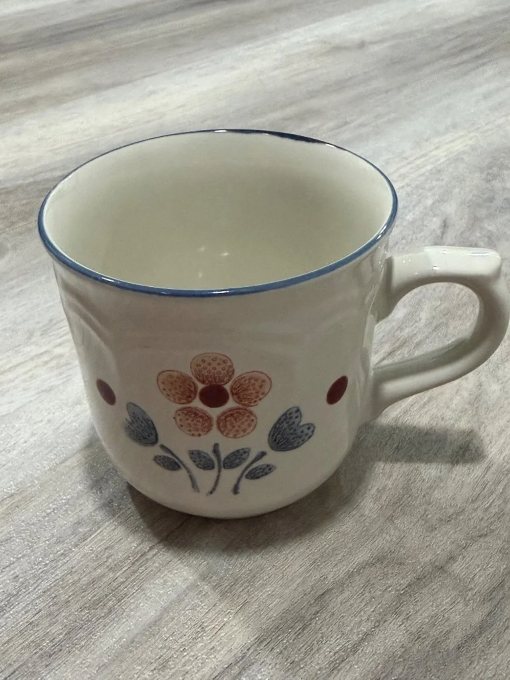 Vintage Hearthside Cumberland Brambleberry Stoneware Floral Coffee Mug Japan